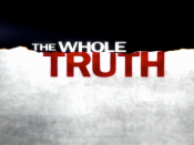 Intertitle from the ABC television program The Whole Truth