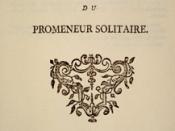 English: Title page from the first edition of Jean-Jacques Rousseau's 'Reveries of a Solitary Walker'.
