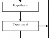English: Diagram showing the steps of the scientific method.