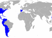 English: Countries where exist a spanish language academy. Español: Países donde existe una academia de la lengua española.