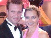 English: Caroline in Cannes with her partner. This picture was taken with Caroline's[] i-phone.