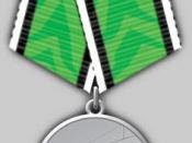 English: Russian Federation Medal For The Development Of Railways