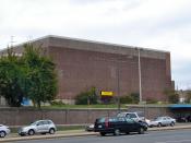 English: The Philadelphia High School for Girls from Broad Street, at 1400 W. Olney (Broad at Olney) in the Logan neighborhood of Philly. This is likely just the gymnasium. This building should not be confused with the Julia R. Masterman School, whose bui