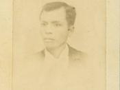 Only surviving photograph of Andres Bonifacio, founder of the Philippine revolutionary society Katipunan.