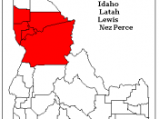 English: Map of Idaho with the north central region highlighted. This map was adapted from the base map of Idaho found at the Indiana State University. Department of Geology, Geography and Anthropology Category:Idaho maps