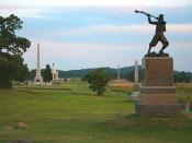 The 72nd Pennsylvania Infantry Monument on Cemetery Ridge, Gettysburg, Pennsylvania