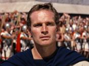 Cropped screenshot of Charlton Heston from the trailer for the film Ben Hur