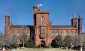 English: The Smithsonian Building in Washington D.C., United States. Edit of Wikipedia:Image:Smithsonian_Building.jpg to reduce luminance noise in the sky. 中文: 位于华盛顿特区的史密森尼古堡。