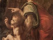 Leonardo da Vinci - Virgin of the Rocks (detail) - WGA12696