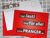 Sag's laut! Und für alle! www.PRANGER.de