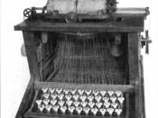 Sholes typewriter, 1873. Museum, Buffalo and Erie County Historical Society.