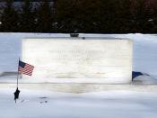 Franklin D Roosevelt grave - Springwood Estate - Hyde Park NY - 2013-02-17