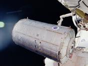 English: ISS Destiny Lab module (NASA) Deutsch: Destiny - Modul der Internationalen Raumstation ISS