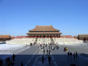 The Forbidden City or Forbidden Palace (Chinese: 紫禁城; pinyin: zǐ jìn chéng; literally 