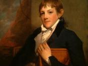 Gilbert Stuart painting of a youthful Randolph