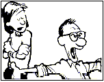 Secondary characters in Calvin and Hobbes