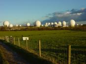 RAF Menwith Hill, a large ECHELON site in the United Kingdom, and part of the UK-USA Security Agreement