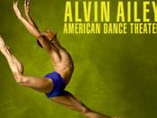 Dancer Clifton Brown in a promotional poster for Alvin Ailey American Dance Theater