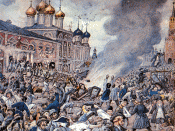:en:Plague Riot aquarel by E. Lisner end of 19th century Category:Moscow Category:History of Russia Category:Paintings