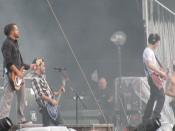 English: Linkin Park performing at Sonisphere Festival in Kirjurinluoto, Pori, Finland.