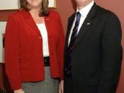 David Vitter with Laura Dean-Mooney, the National President of Mothers Against Drunk Driving (MADD)