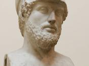 Idealised bust of Pericles. Roman copy of the 2nd century CE after a Greek original of the Late Classical era.