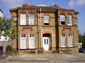 English: 19 Park Road Barnet EN5 5RY In front of this house, in February 1895, Birt Acres made one of the first British films.