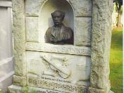 James Scott Skinner's gravestone, Allanvale Cemetery