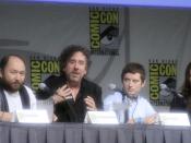 English: Tim Burton, speaking at ComicCon 2009