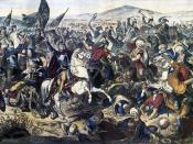 Battle of Kosovo (1870), painting by Adam Stefanović, a depiction of the Battle of Kosovo of 1389.