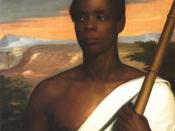 English: Portrait of Sengbe Pieh (Joseph Cinqué) by Nathaniel Jocelyn.
