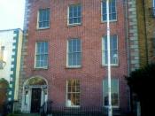 English: 15 Usher's Island, Dublin city. The real-life location of the fictional Morkan sisters' home in James Joyce's 