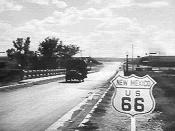 To reach California the Joads travel U.S. Highway 66.