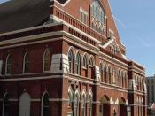 Ryman Auditorium, where The Byrds made their appearance at the Grand Ole Opry on March 15, 1968.