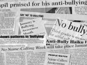 English: the picture consist of articles on bullying, I obtained it from public domain.