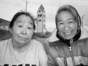 Inuit women at Nain, Newfoundland and Labrador