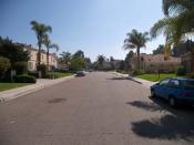 A typical neighborhood in east Chula Vista. My own work.
