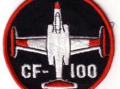 CF-100 badge worn by Canadian Forces crews in the 1970s and 80s