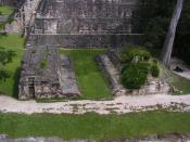 English: Ballcourt at Tikal, Guatemala.