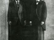 Albert Einstein and Hendrik Antoon Lorentz, photographed by Ehrenfest in front of his home in Leiden in 1921. Source: Museum Boerhaave, Leiden