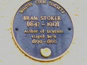 Bram Stoker Commemorative Plaque, Whitby, England (2002)