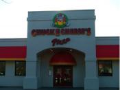 A Chuck E. Cheeses location branded only as a restaurant. The name for the restaurant-only Chuck E. Cheeses is called 