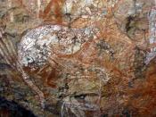 Aboriginal Rock Art, Anbangbang Rock Shelter, Kakadu National Park, Australia
