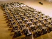 A swarm of robots in the Open-source micro-robotic project