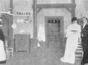 English: Photograph of the first production of Miss Julie at The People's Theatre in November 1906.