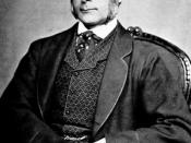 Francis Galton, the English eugenicist who wrote extensively on the relation between intelligence and social class