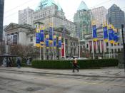 Vancouver Art Gallery, Robson Square, Vancouver, British Columbia.