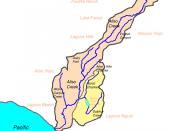 Map of Aliso Creek watershed, California, showing Sulphur Creek subwatershed