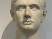 Male portrait, so-called “Brutus”. Marble, Roman artwork, 30–15 BC. From the Tiber, Rome.