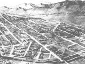 English: Nineteenth-century bird's-eye view of Fort Collins. Category:Images of Colorado